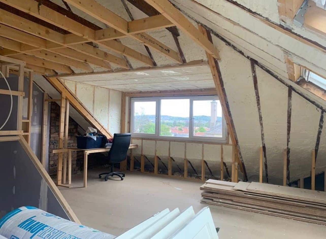 Roof Insulation Room In Roof - Scottish Spray Foam Insulation
